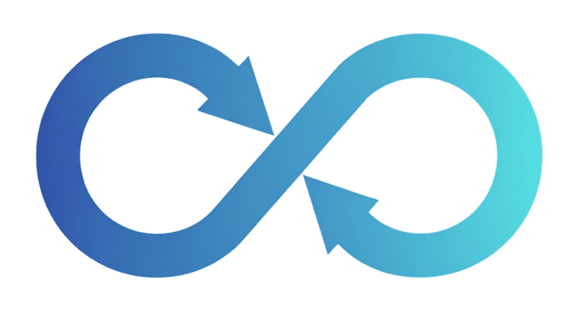 Endless loop infinity symbol