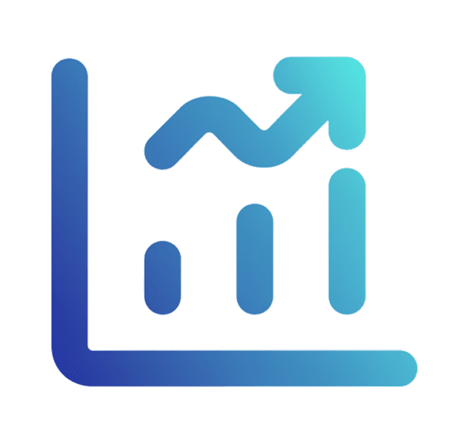 Increase arrow graph icon